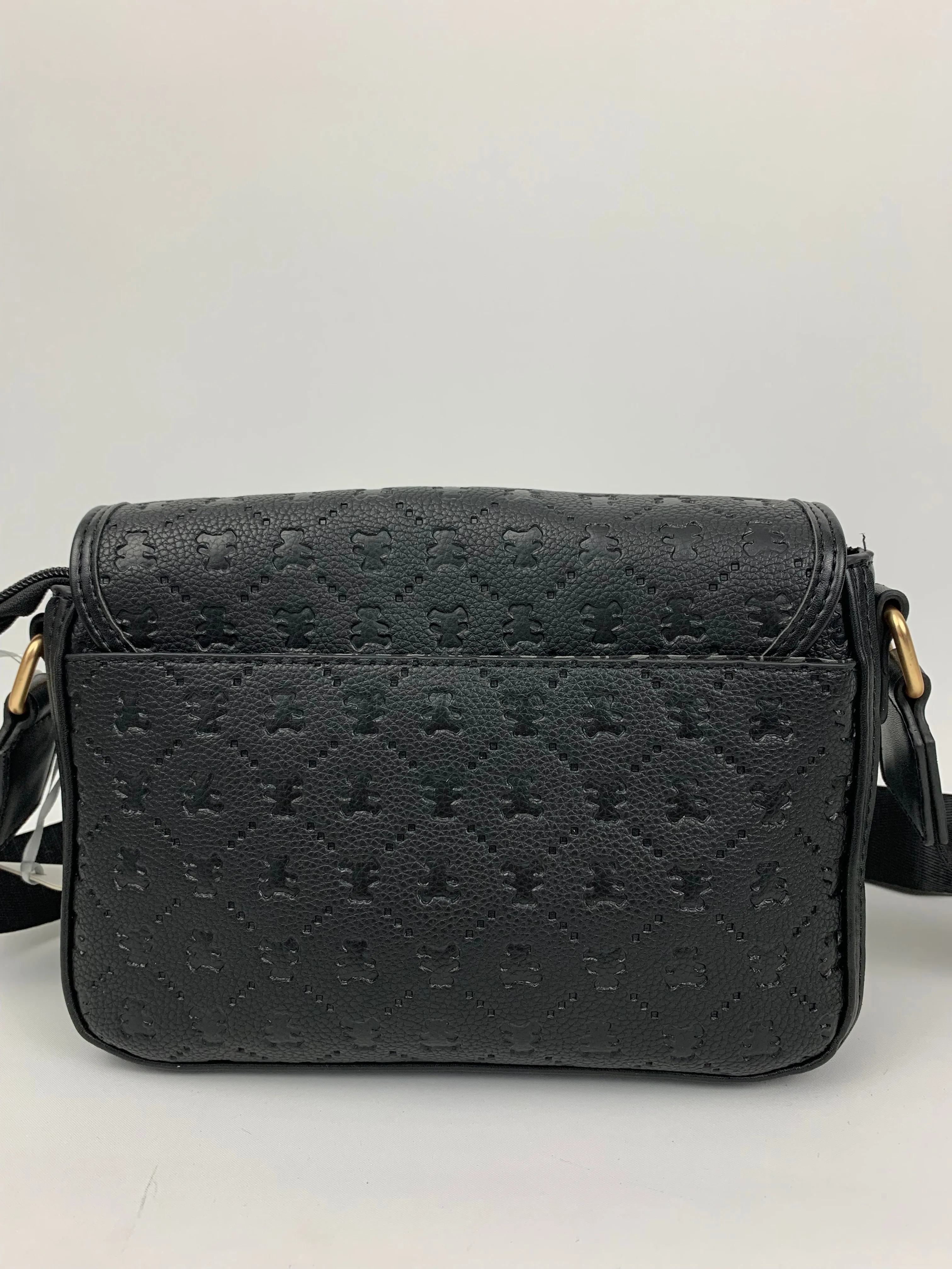 FLORENCE - vegan faux leather crossbody bag with wide strap