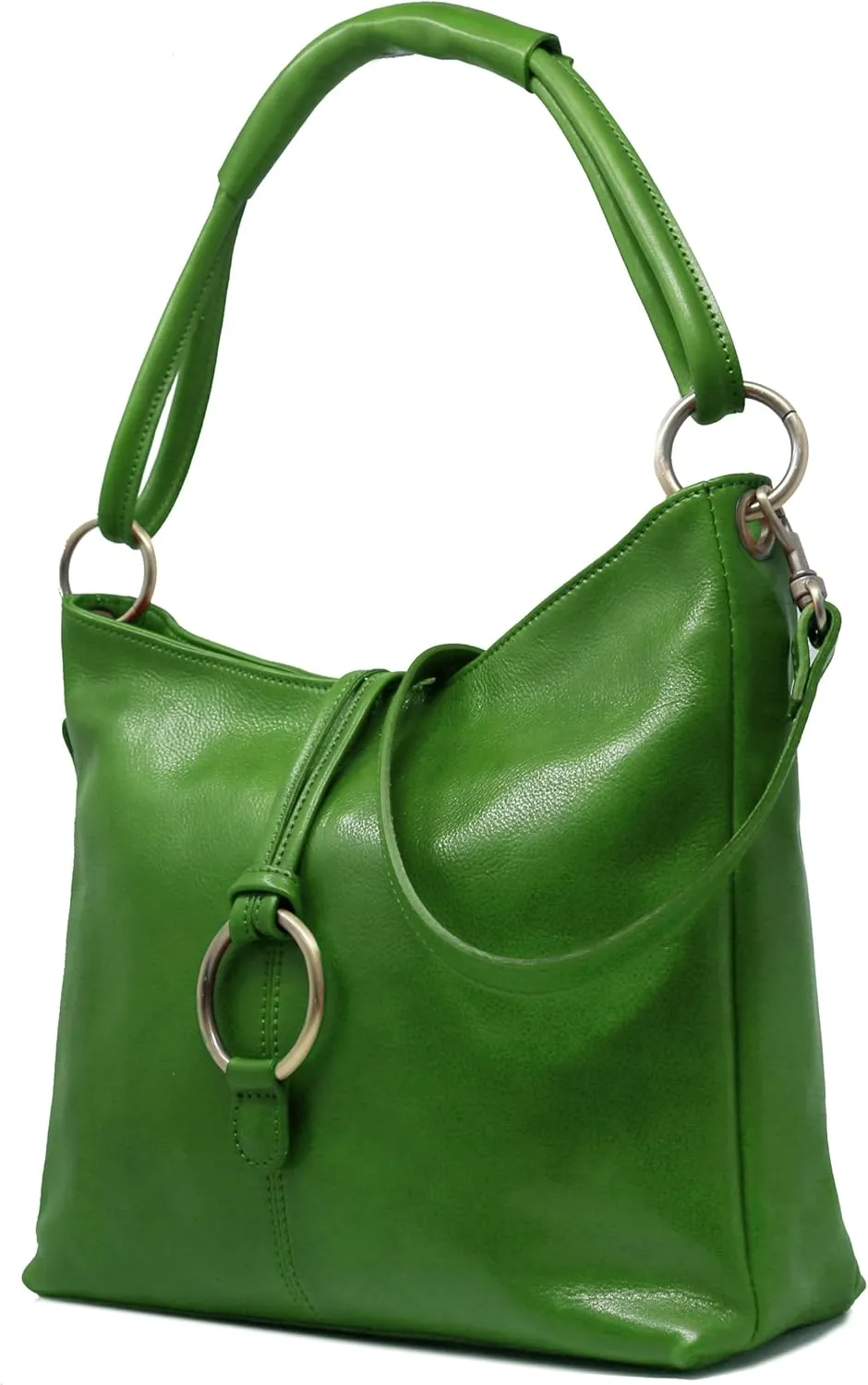 Floto Luggage Zip Pocket Tavoli Tote, Green, Medium