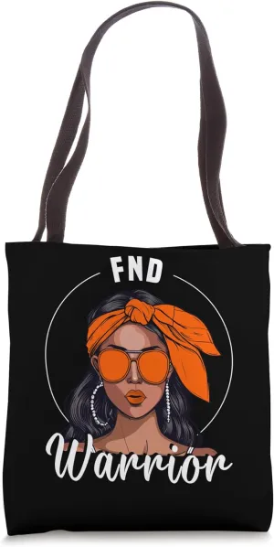 FND Awareness Ribbon Warrior Functional Neurologic Disorder Tote Bag