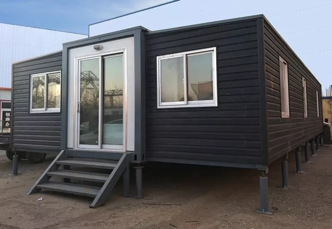 Folding & Double Wings Light Steel Structure Container Homes Modular Prefab Houses