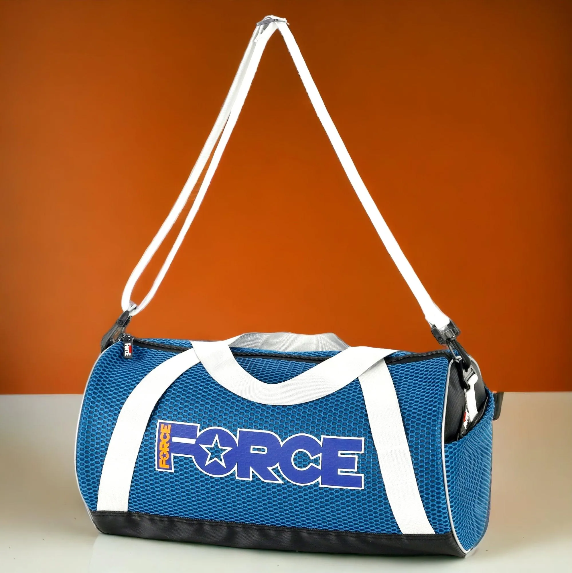 FORCE Sports Bag Mesh - teal blue - GM-103