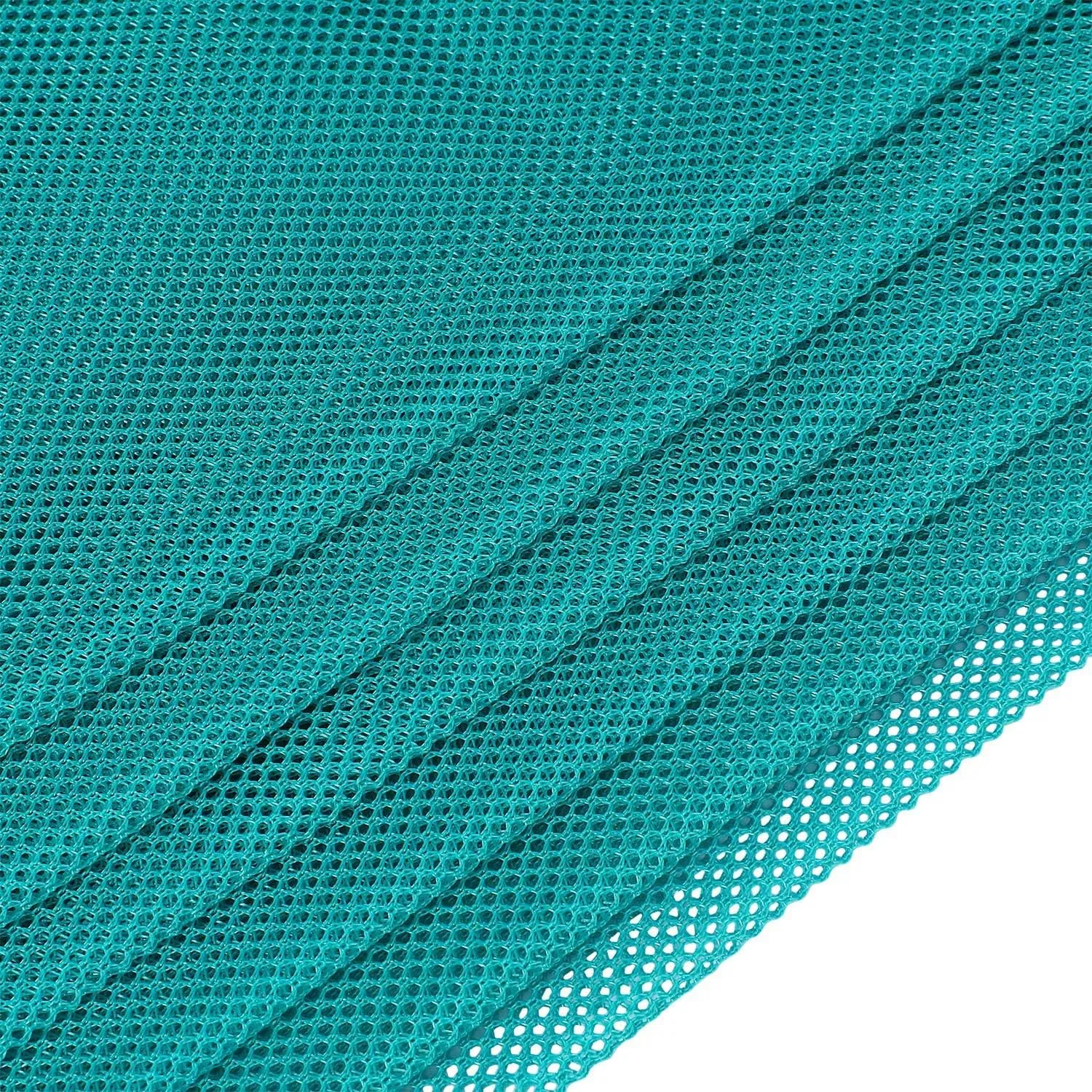 Frienda 6 Pieces Mesh Stuff Sack, 11 x 15 Inch Durable Nylon Drawstring Laundry Bag for Rinsing Beach Toys, Seashell Collecting, Mesh Bags and Travel(Turquoise)