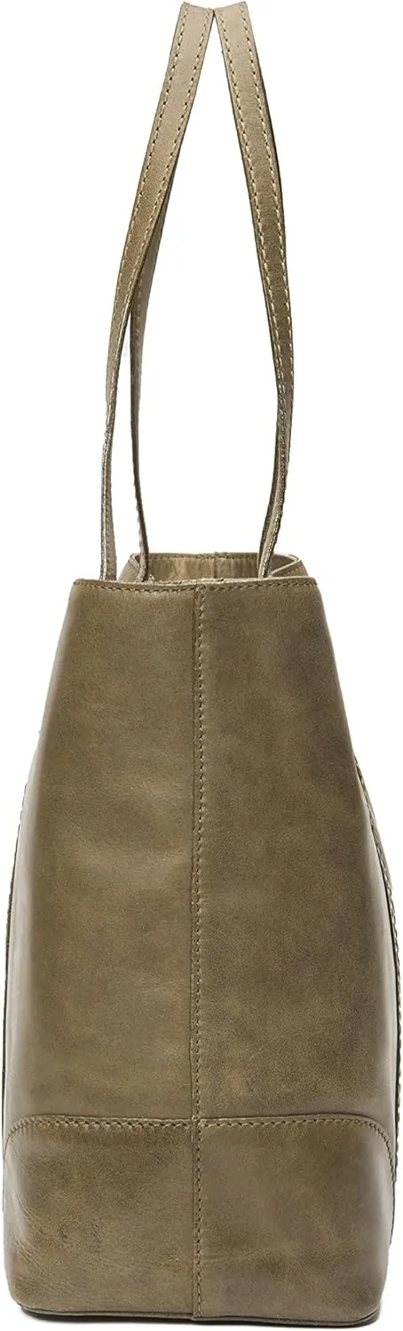 Frye Women's Melissa Shopper Tote Bag, Stylist Large Handbag with Adjustable Strap & Pockets