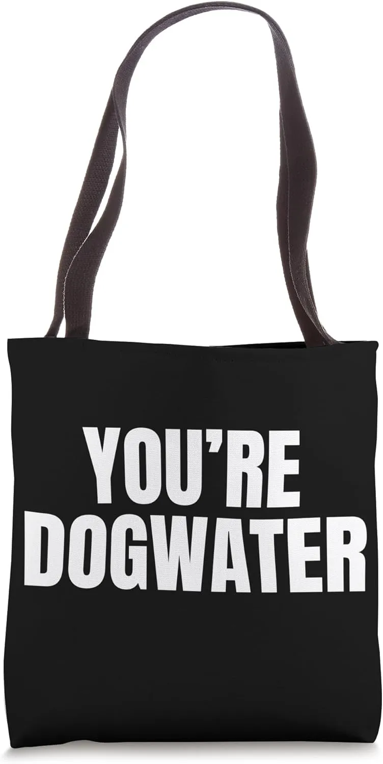 Funny Dogwater Gaming Garbage and Joke Memes Dog Water Tote Bag