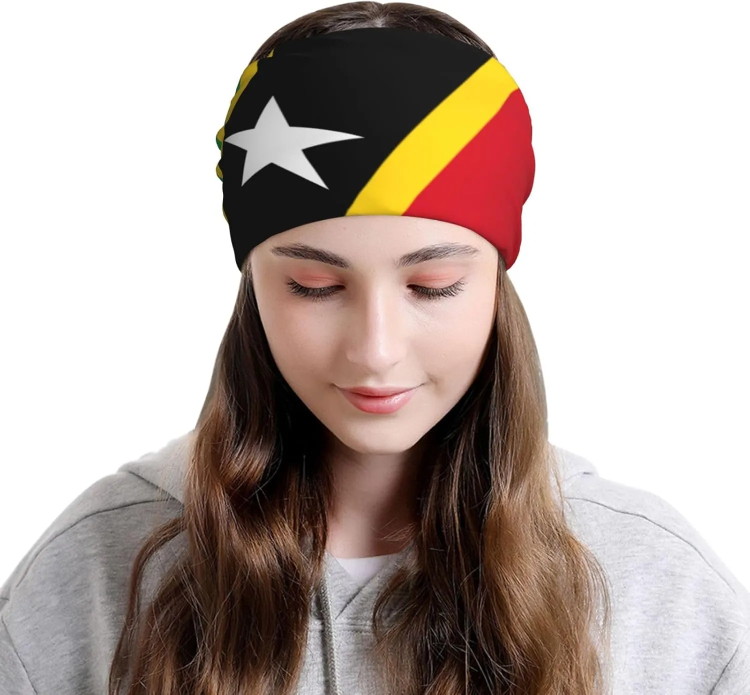 Funny Flag Multifunction Beanie Hat for Men Women Fashion Scarf Soft Stretch Skull Cap
