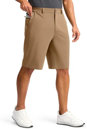 G Gradual Casual Shorts for Men 11" Lightweight Men's Golf Shorts Stretch with 3 Pockets Quick Dry Summer Breathable Shorts