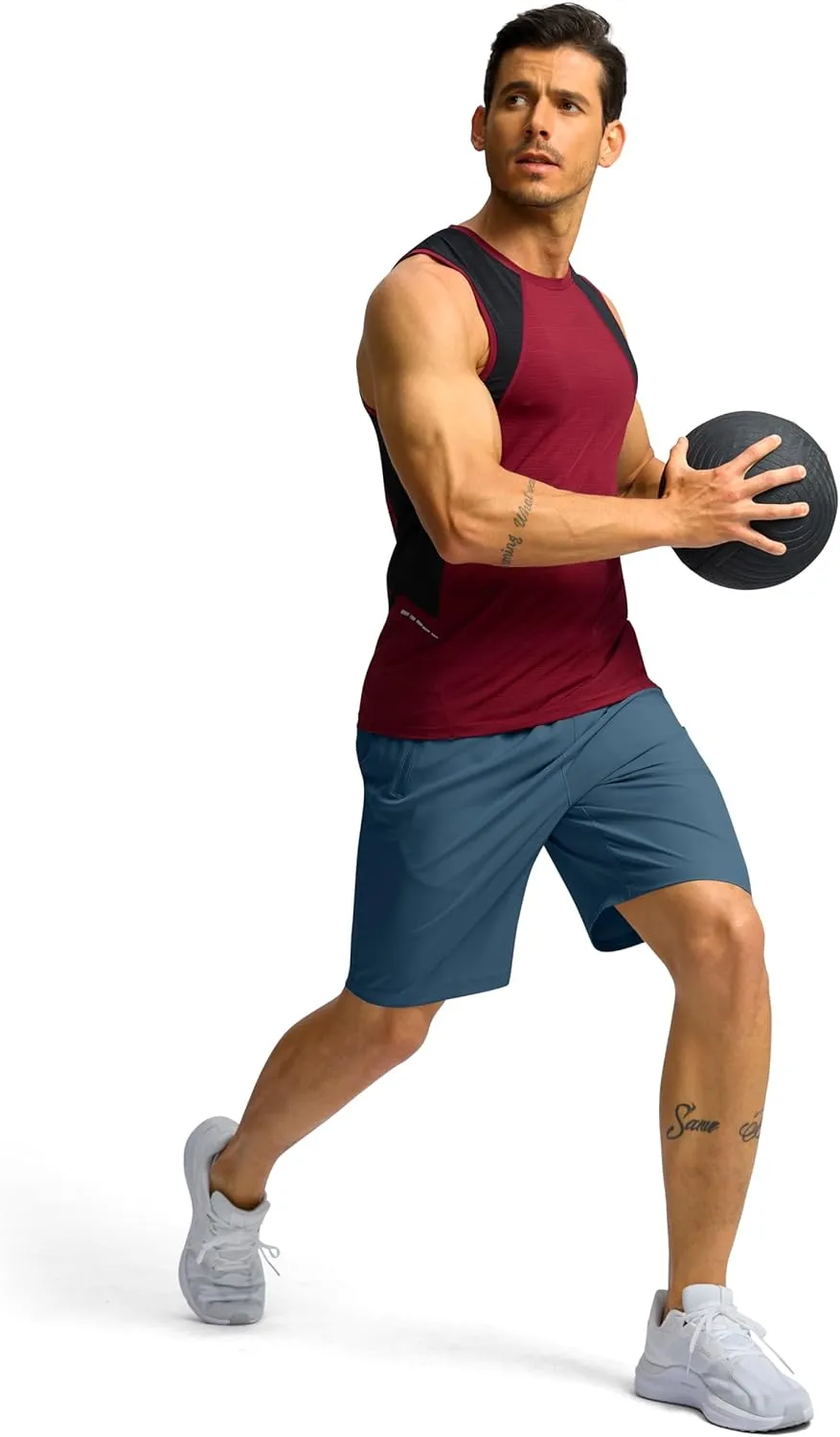 G Gradual Men's Hiking Shorts 7"/9" Lightweight Athletic Shorts for Men Quick Dry Stretch Casual Shorts with 3 Zipper Pockets