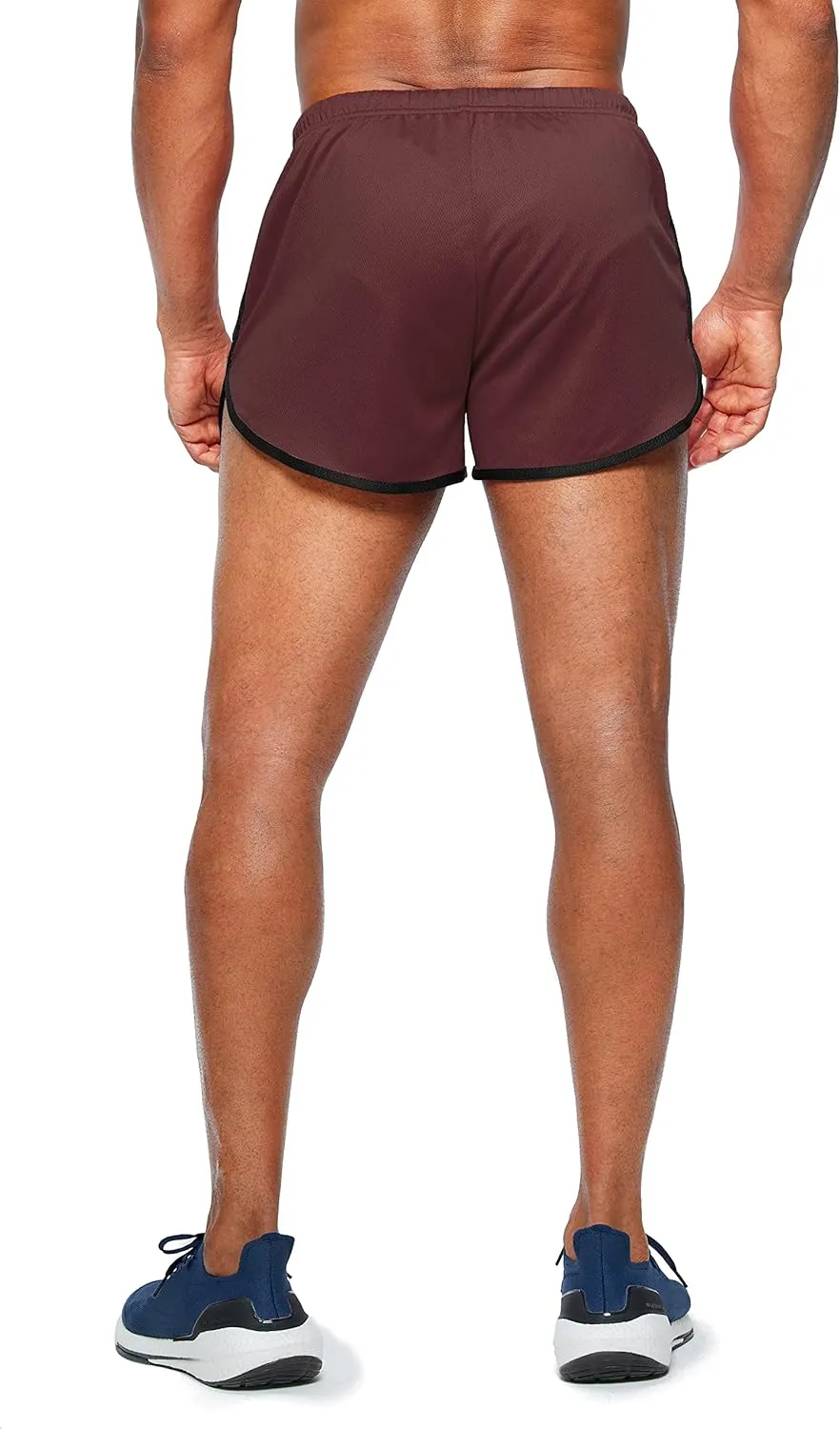 G Gradual Men's Running Shorts 3 Inch Quick Dry Gym Athletic Jogging Shorts with Zipper Pockets