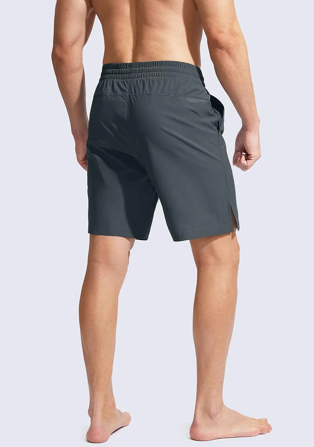 G Gradual Men's Swim Trunks Quick Dry Bathing Suit Beach Board Shorts for Men with Zipper Pockets and Mesh Lining