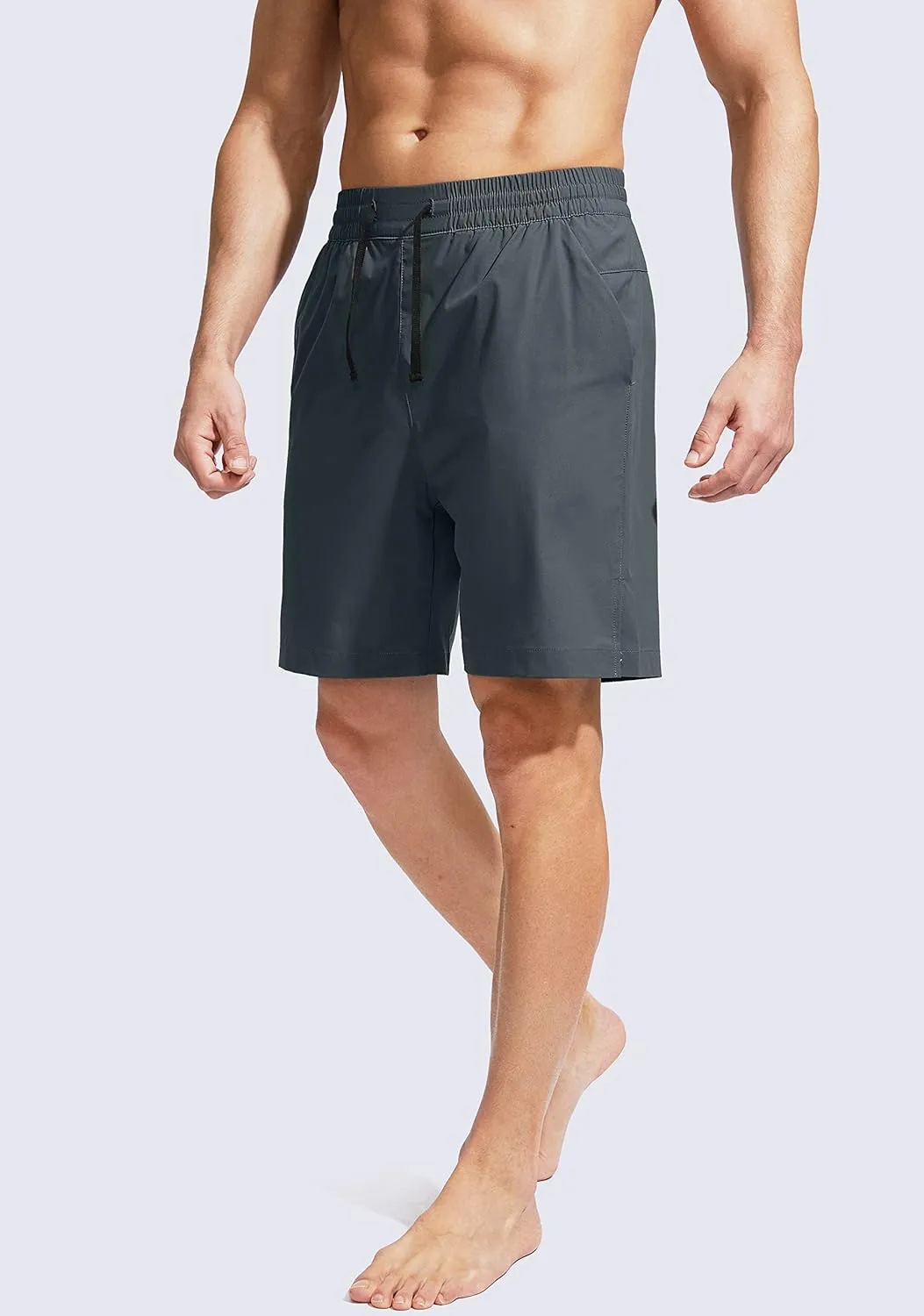 G Gradual Men's Swim Trunks Quick Dry Bathing Suit Beach Board Shorts for Men with Zipper Pockets and Mesh Lining