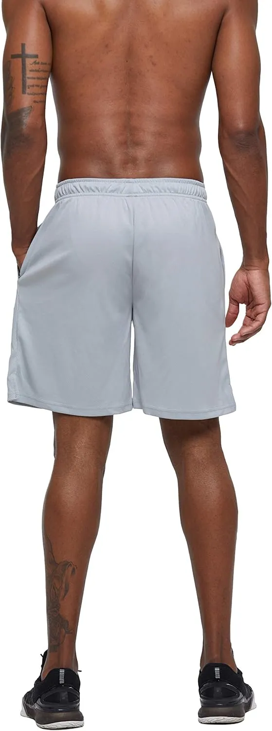 G Gradual Men's Workout Running Shorts Quick Dry Lightweight Gym Shorts with Zip Pockets