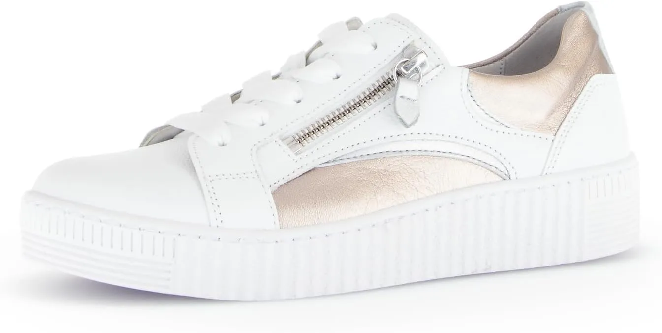 Gabor Women's Low-Top Trainers, Women's Low Shoes, White 21, 6.5 Women