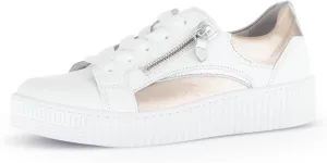 Gabor Women's Low-Top Trainers, Women's Low Shoes, White 21, 6.5 Women