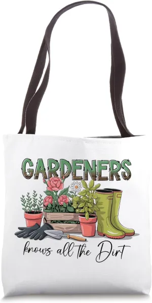 Gardening Garden Flower Green Thumb Gardener Tote Bag