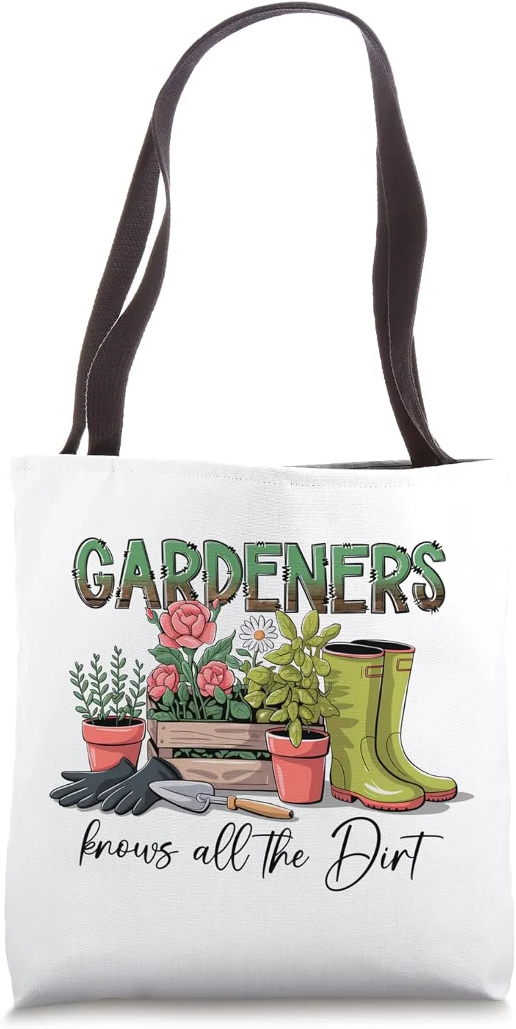 Gardening Garden Flower Green Thumb Gardener Tote Bag