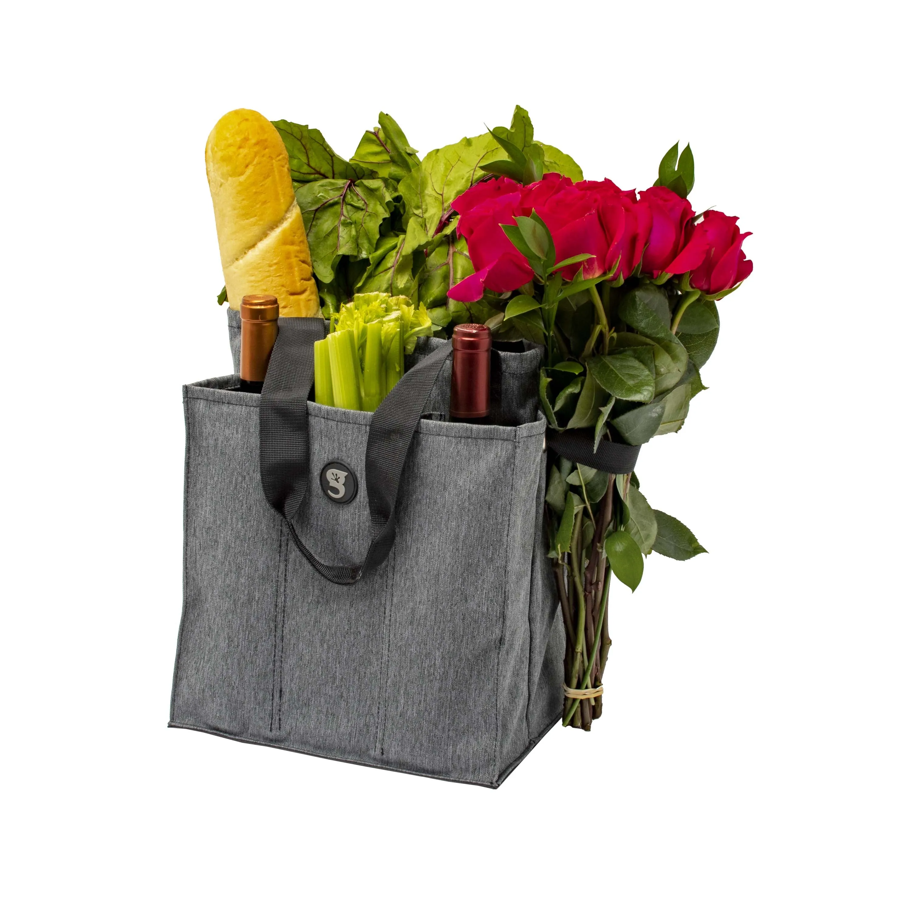 Geckobrands 7 Pocket Market Tote