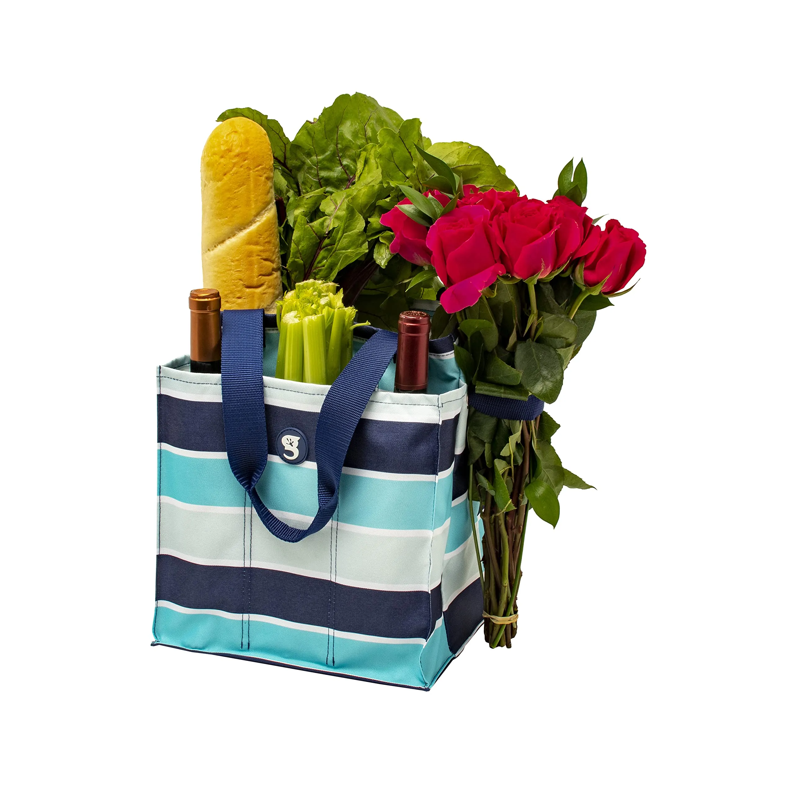 Geckobrands 7 Pocket Market Tote
