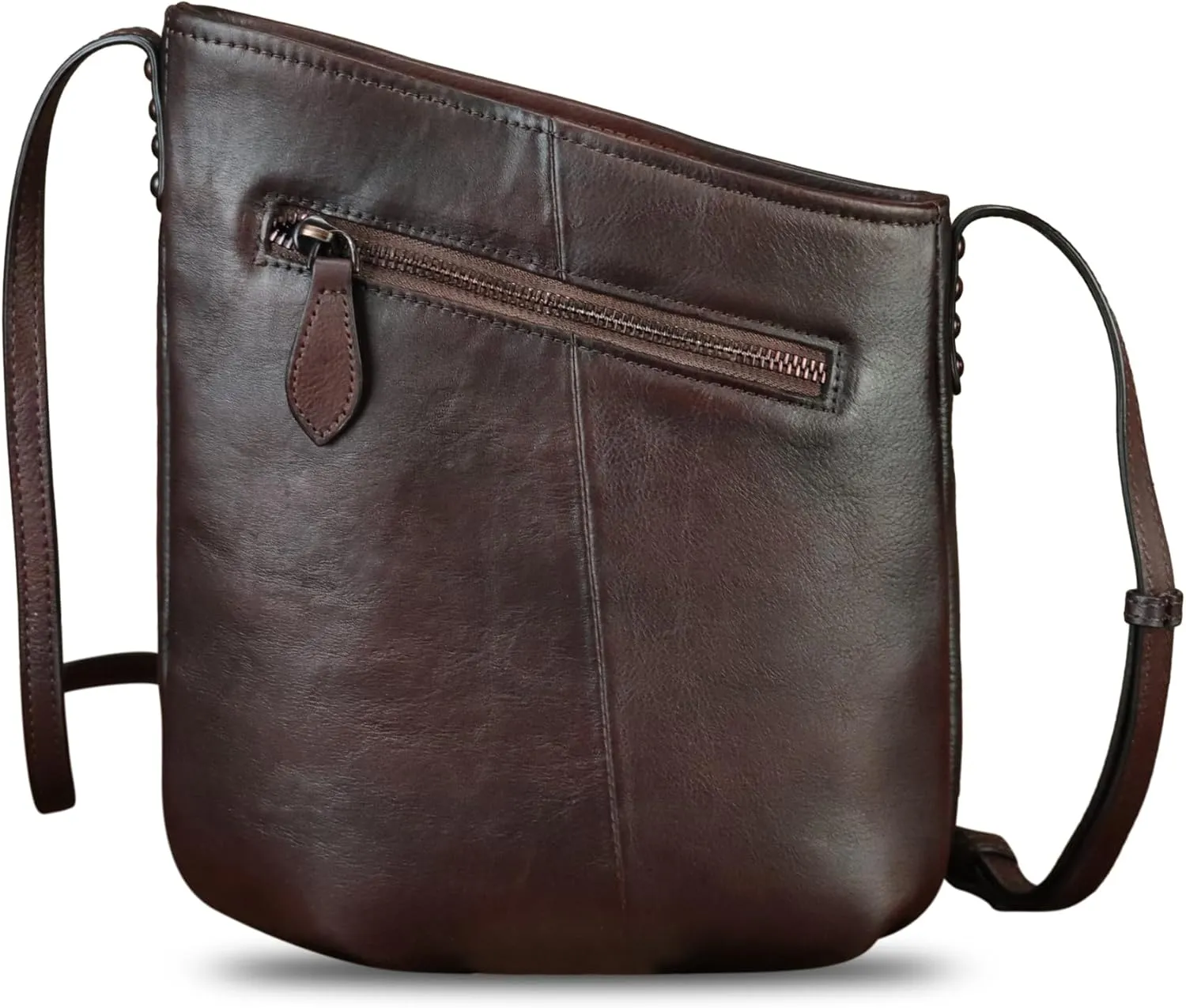 Genuine Leather Crossbody Bag for Women Hand Painted Leather Handmade Crossbody Satchel Purse Handbag