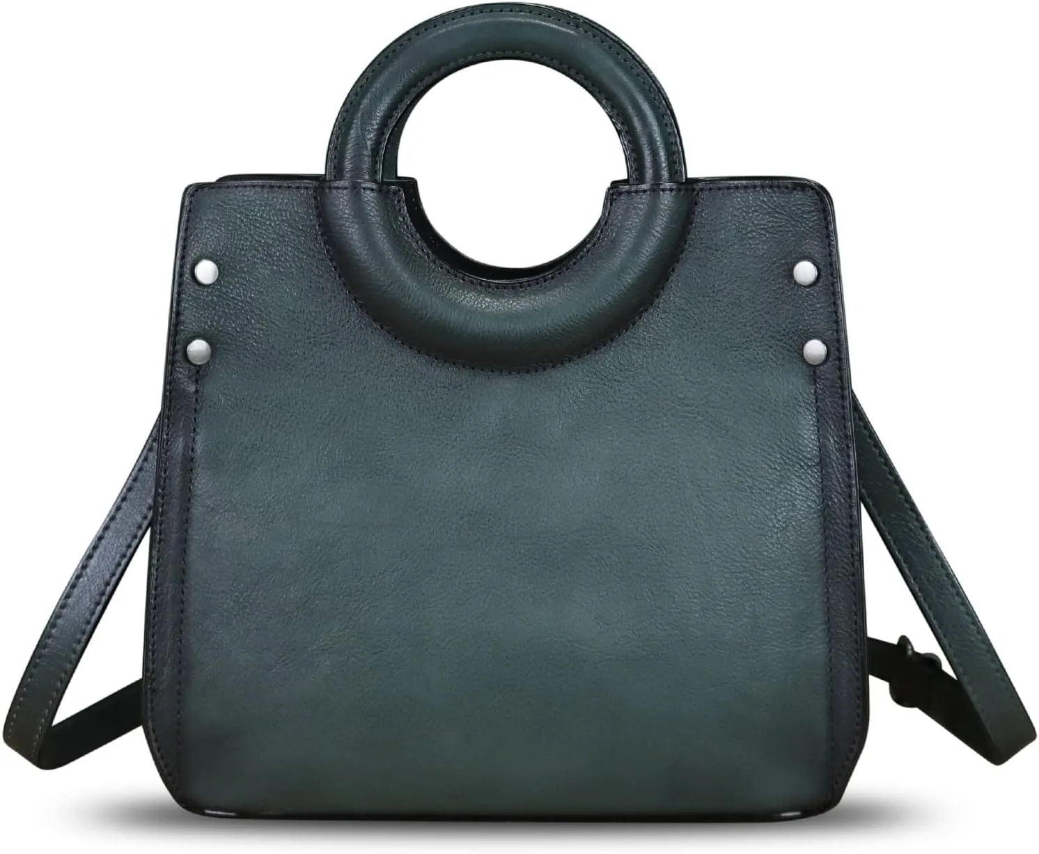 Genuine Leather Handbags for Women Vintage Real Leather Fashion Messenger Bag Shoulder Bag Crossbody Bag Satchel Purse