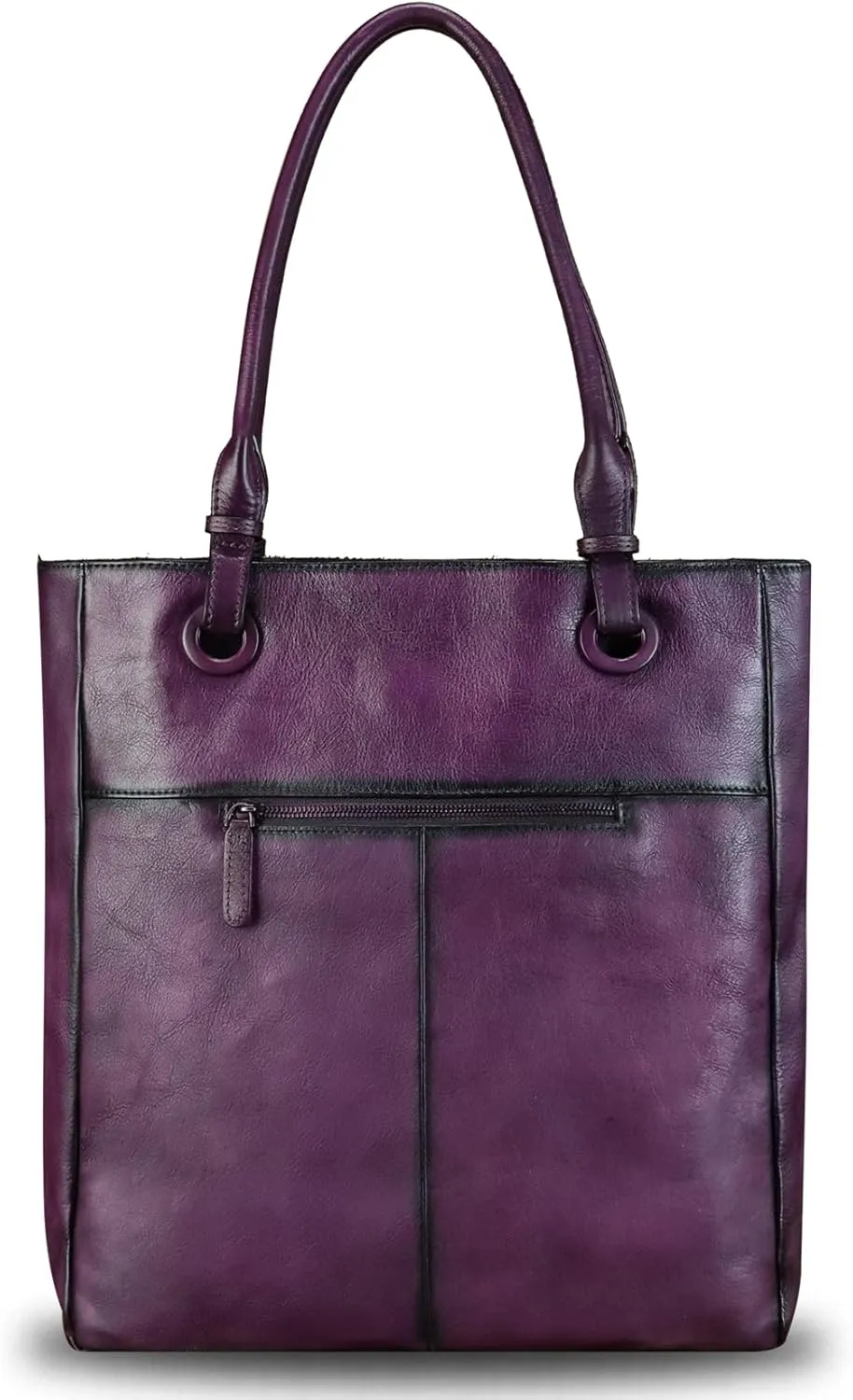 Genuine Leather Shoulder Bag for Women Hand Painted Leather Handbag Handmade Work Tote Bag Casual Hand Purse