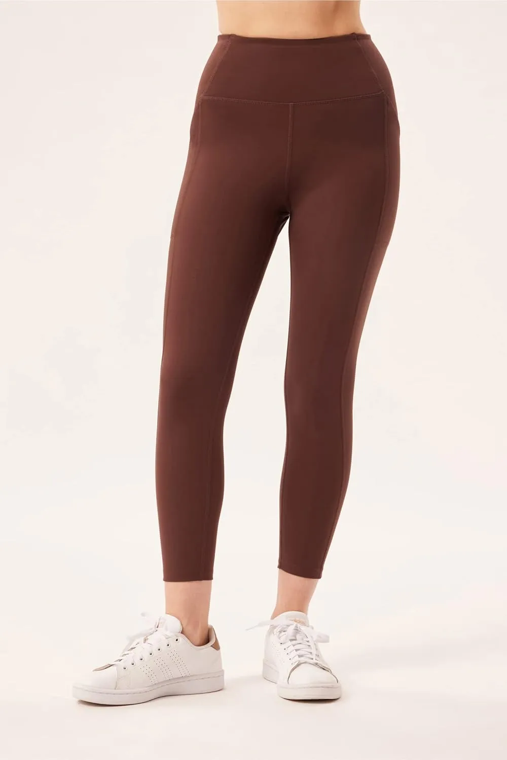 Girlfriend Collective Compression Pocket Leggings for Women, High Rise Waist Pants for Yoga Workout Plus Size 23 3/4" Inseam
