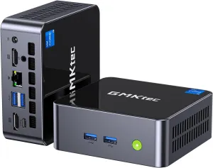 GMKtec M3 Plus Mini PC with Intel Core i9 12900HK(14C/20T 5.0 GHz), 32GB DDR4 RAM 1TB NVMe SSD, Mini Desktop Computer Triple 4K Display, WiFi 6, BT5.2, USB-C