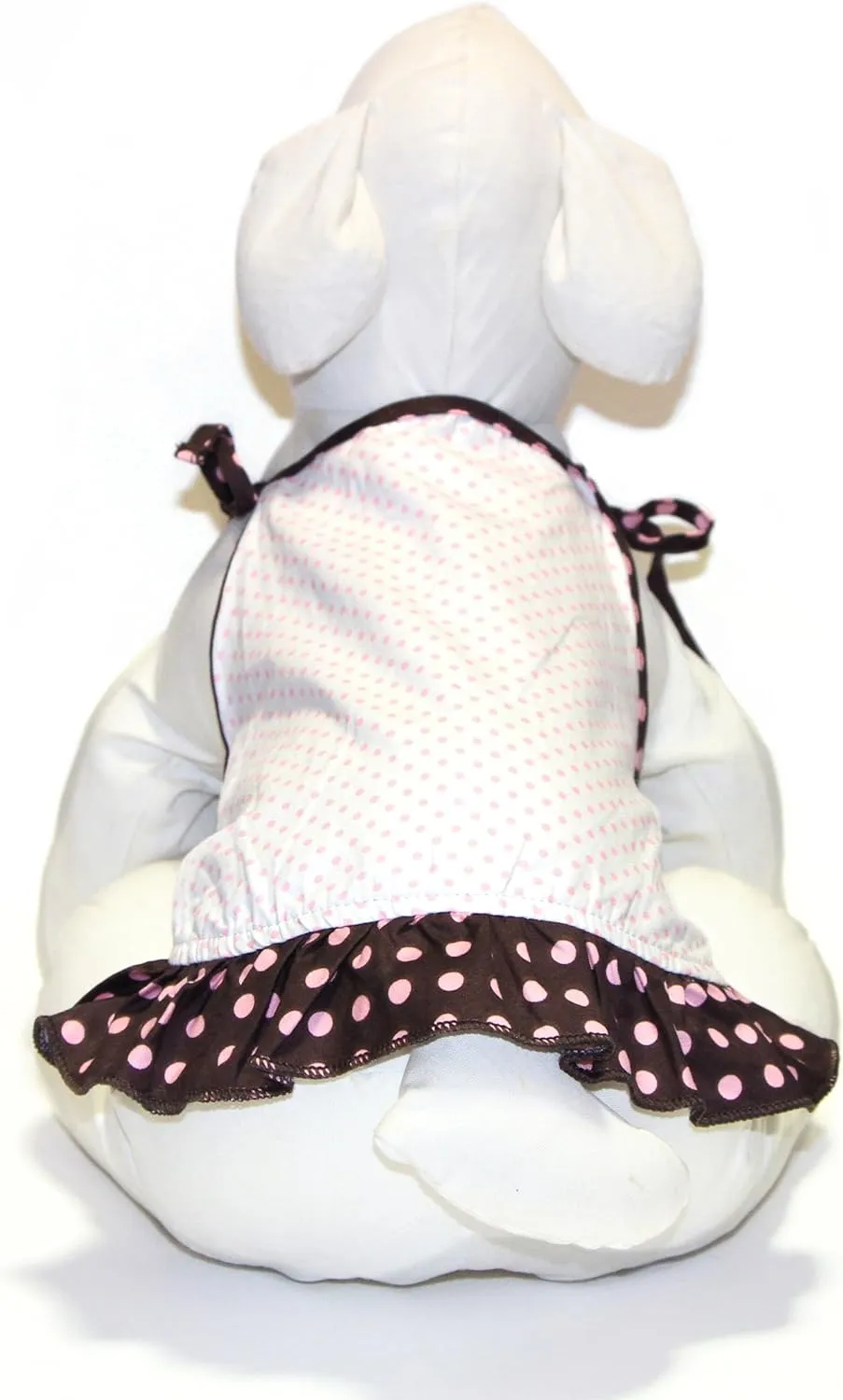 Gooby Spaghetti Strap Dress for Dogs, Small, Pink Polka Dot