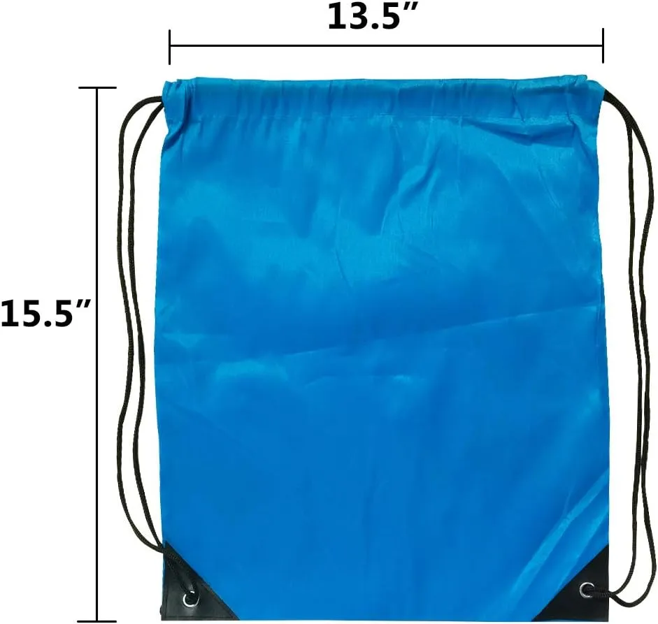 GoodtoU Drawstring Bag 12 Pack Drawsting Backpack Bags Bulk Draw String Sport Bag for Gym Party Trip 4 Color
