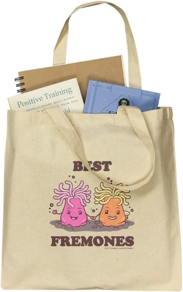 GRAPHICS & MORE Best Fremones Frenemies Friend Enemy Funny Humor Grocery Travel Reusable Tote Bag