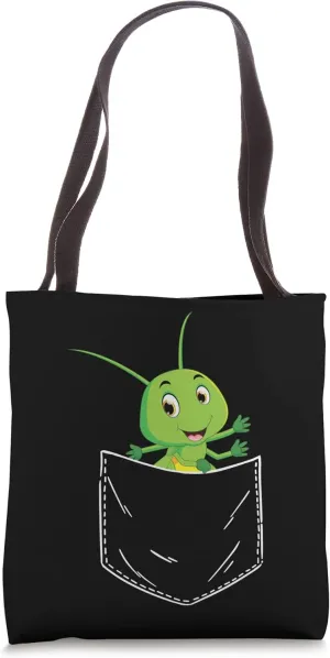Grasshopper Pocket Tote Bag