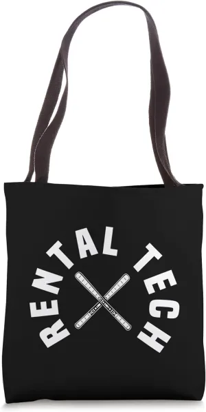 Great Rental Tech Pocket Outfit Ski Rental Associate Tote Bag