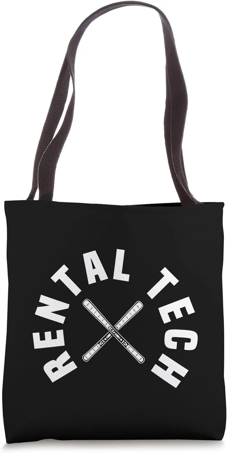 Great Rental Tech Pocket Outfit Ski Rental Associate Tote Bag