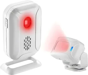 Greencycle Motion Sensor Doorbell, Door Chime for Business When Entering, Store Door Entry Bell, Commercial Door Entry Alert, Motion Sensor Detect Alarm, Caregiver Reminder for Elderly, Visitor Bell