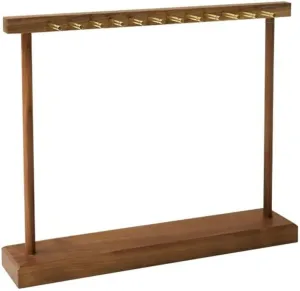 GRFIT Jewelry Organizer Necklace Luxury Lightweight Walnut Jewelry Storage Ornaments Holder for Jewelry Presentation Creative Simple for Shopping Mall Jewelry Stand (Medium)