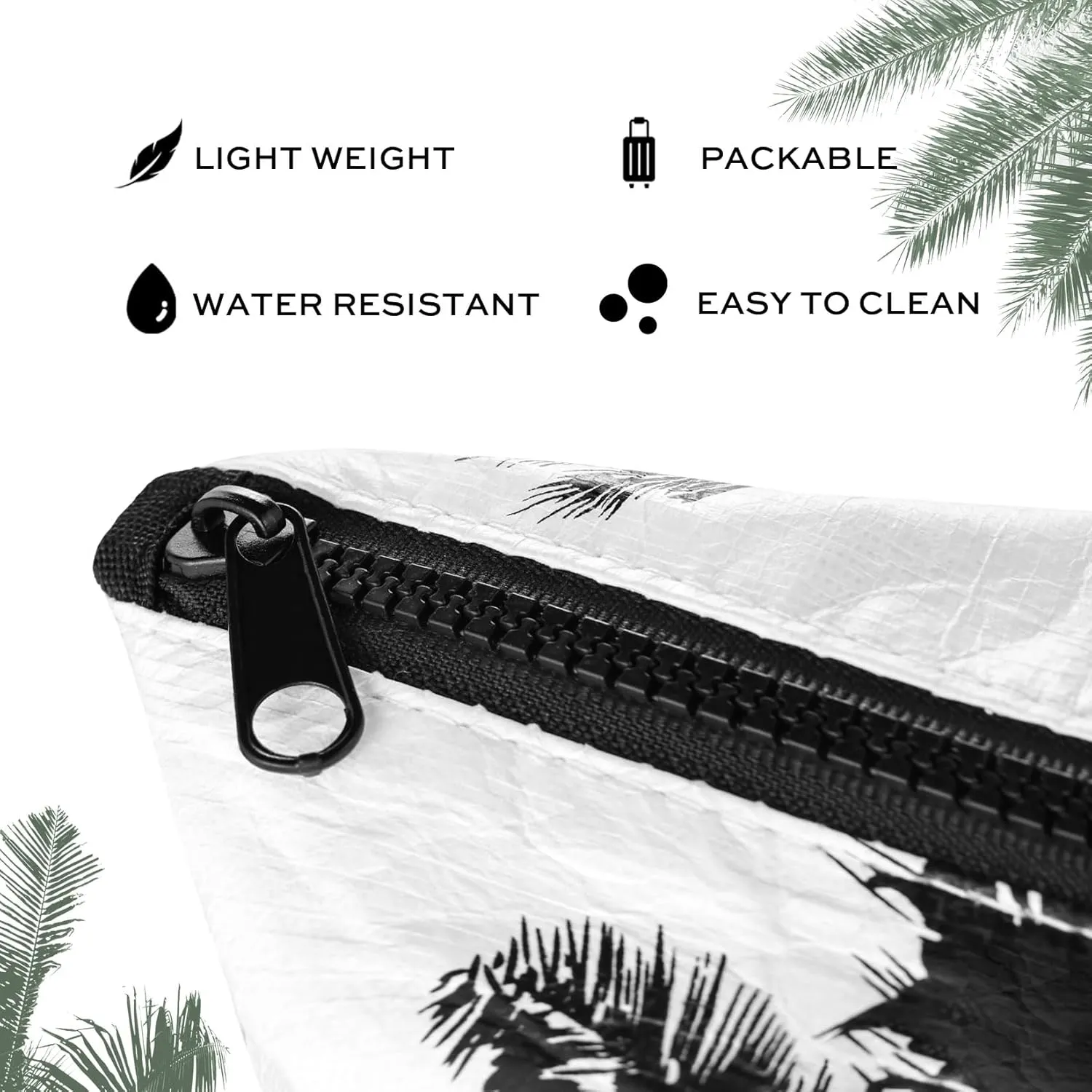 GRQ Large Hawaiian Beach Tote | Lightweight Water-Resistant Tyvek | Expandable Zip | Your Style, Smart Value