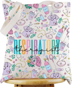 GTUIP Respiratory Therapist Tote Bag RT Therapist Appreciation Gifts Respiratory Tech Shoulder Bag RT Therapist Merch