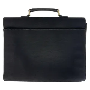 GUCCI Business bag 015 3714 leather Black SilverMetal Business Bags Briefcases mens Used