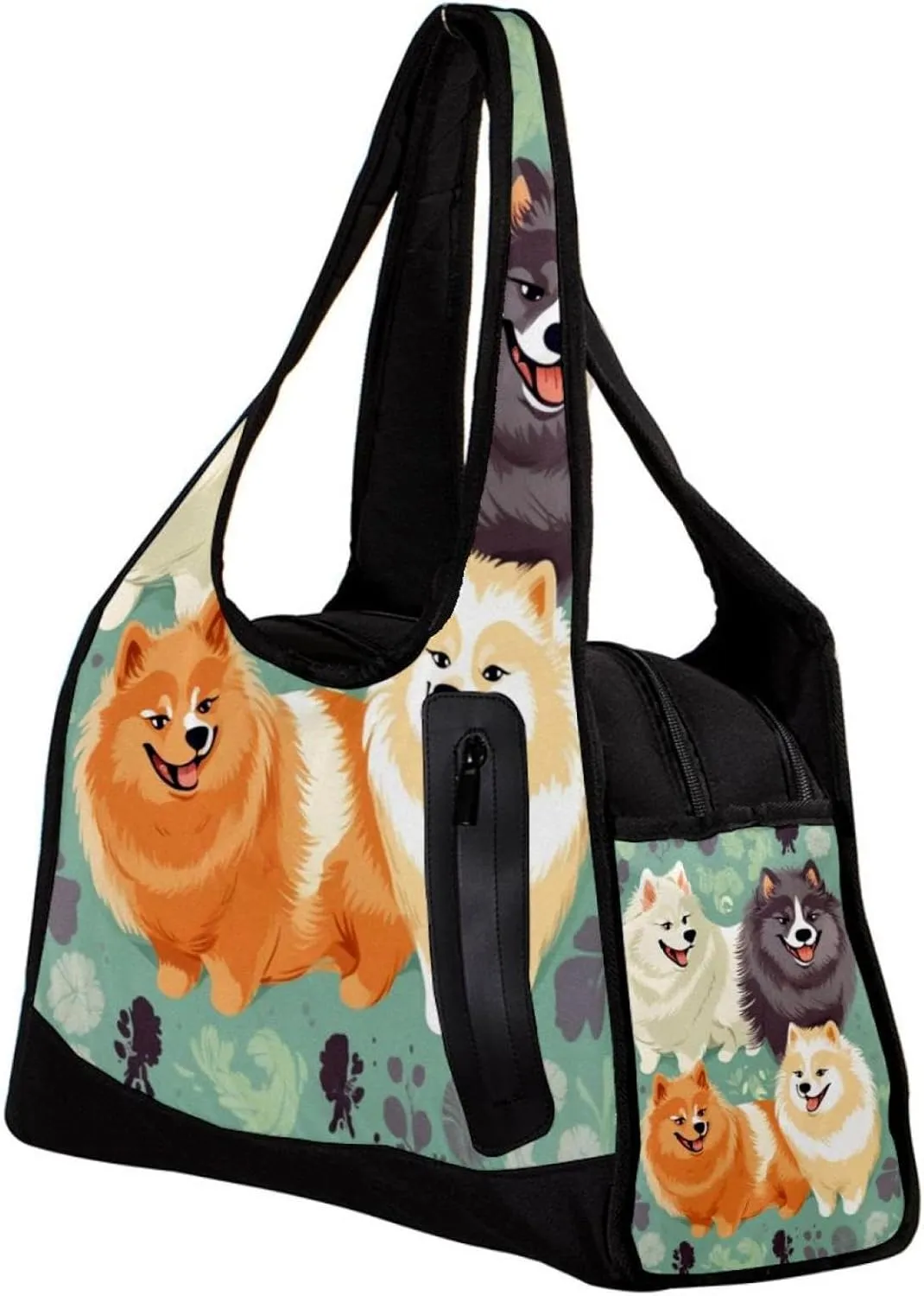 Gym Bags for Men,Travel Duffel Bags for Women,Cartoon Pomeranian Dog,Workout Bag
