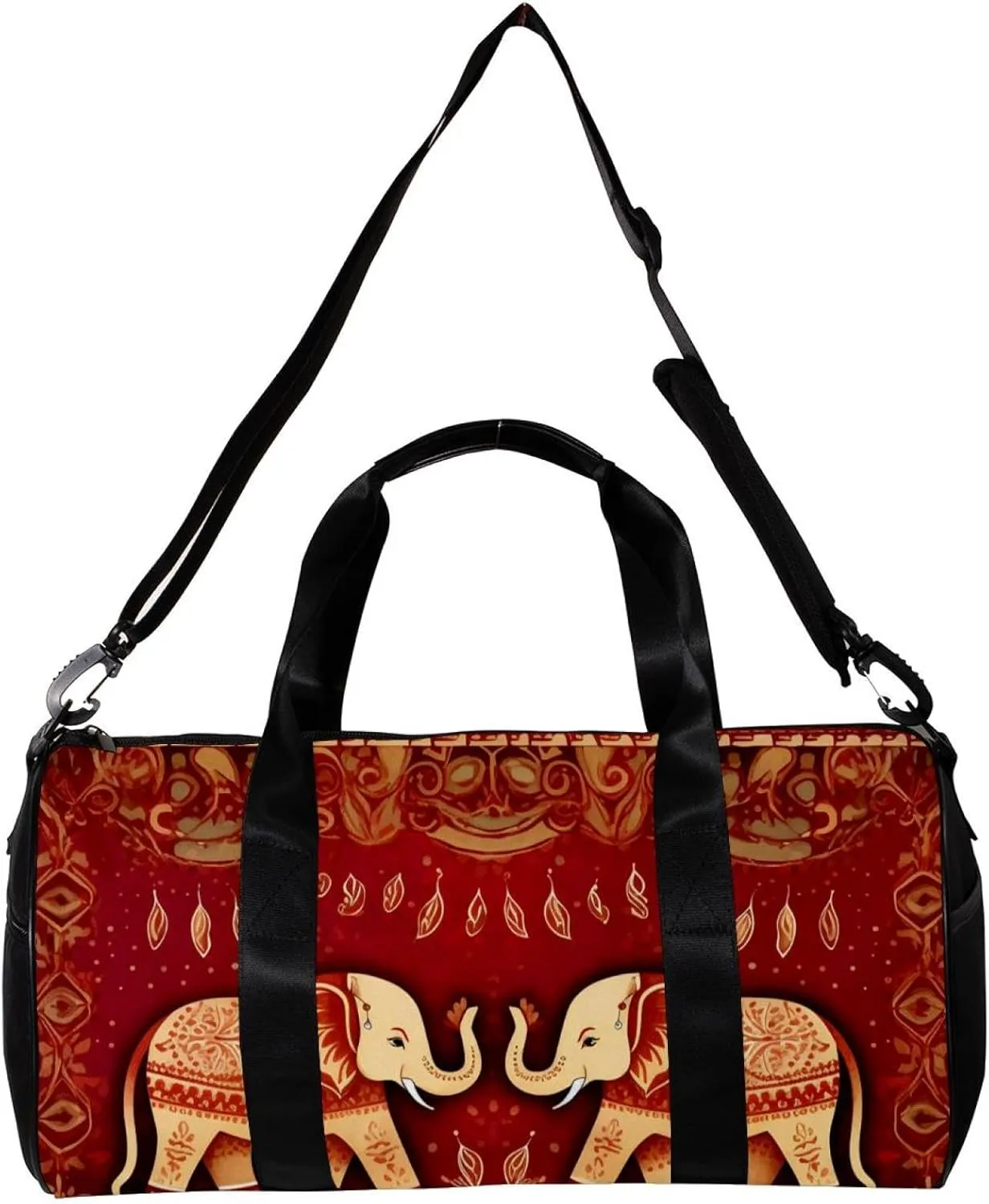 Gym Bags for Women,Duffle Bag for Travel,Bohemia Style Ethnic Icon,Gym Bag for Men