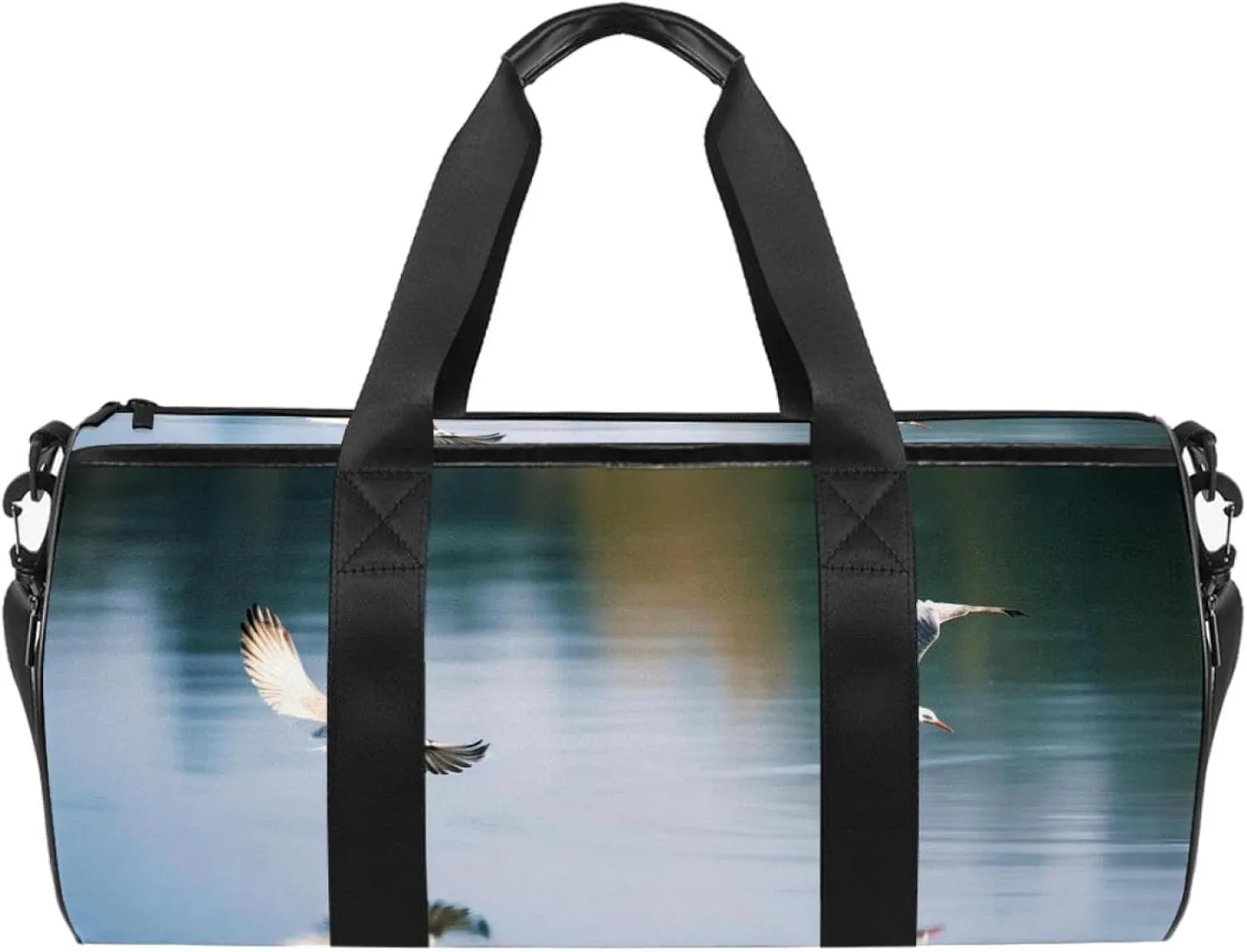 Gym Bags for Women,Duffle Bag for Travel,Crane Portrait,Gym Bag for Men