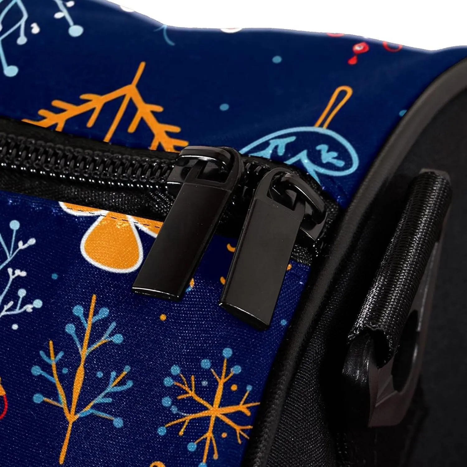 Gym Bags for Women,Duffle Bag for Travel,Deer Snowflake Angle Christmas,Gym Bag for Men