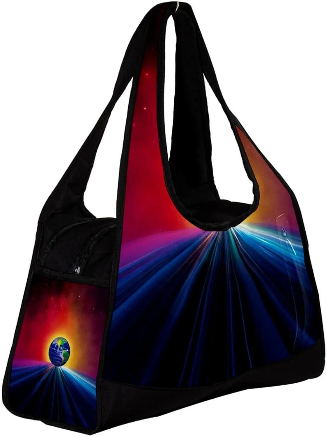 Gym Bags for Women,Duffle Bag for Travel,Earth Starry Universe Space,Gym Bag for Men