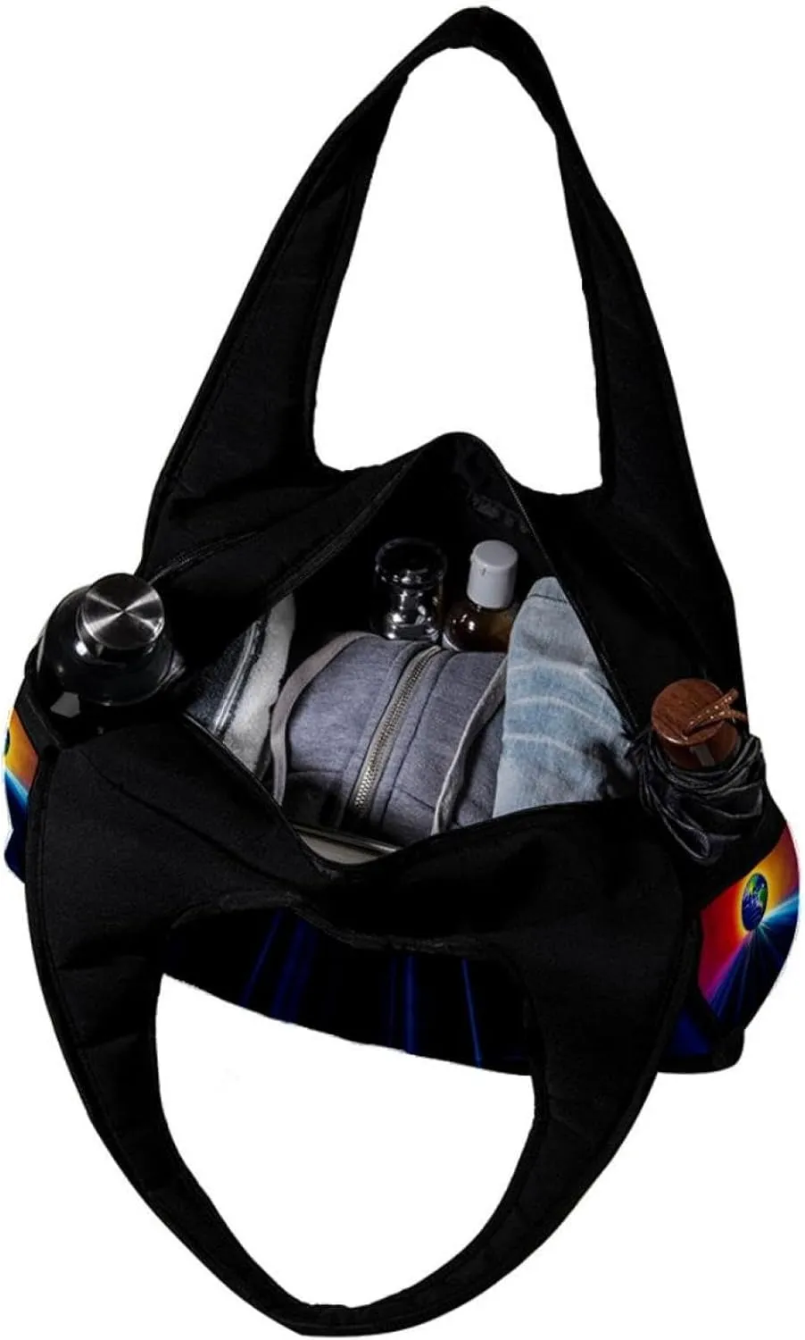 Gym Bags for Women,Duffle Bag for Travel,Earth Starry Universe Space,Gym Bag for Men