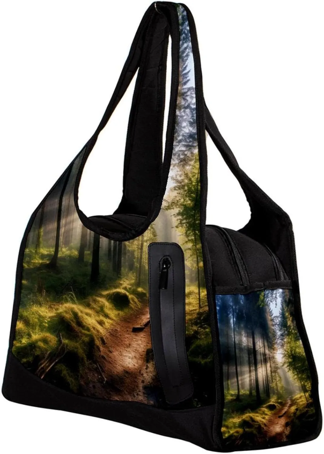 Gym Bags for Women,Duffle Bag for Travel,Forest Trees Nature Sunlight,Gym Bag for Men