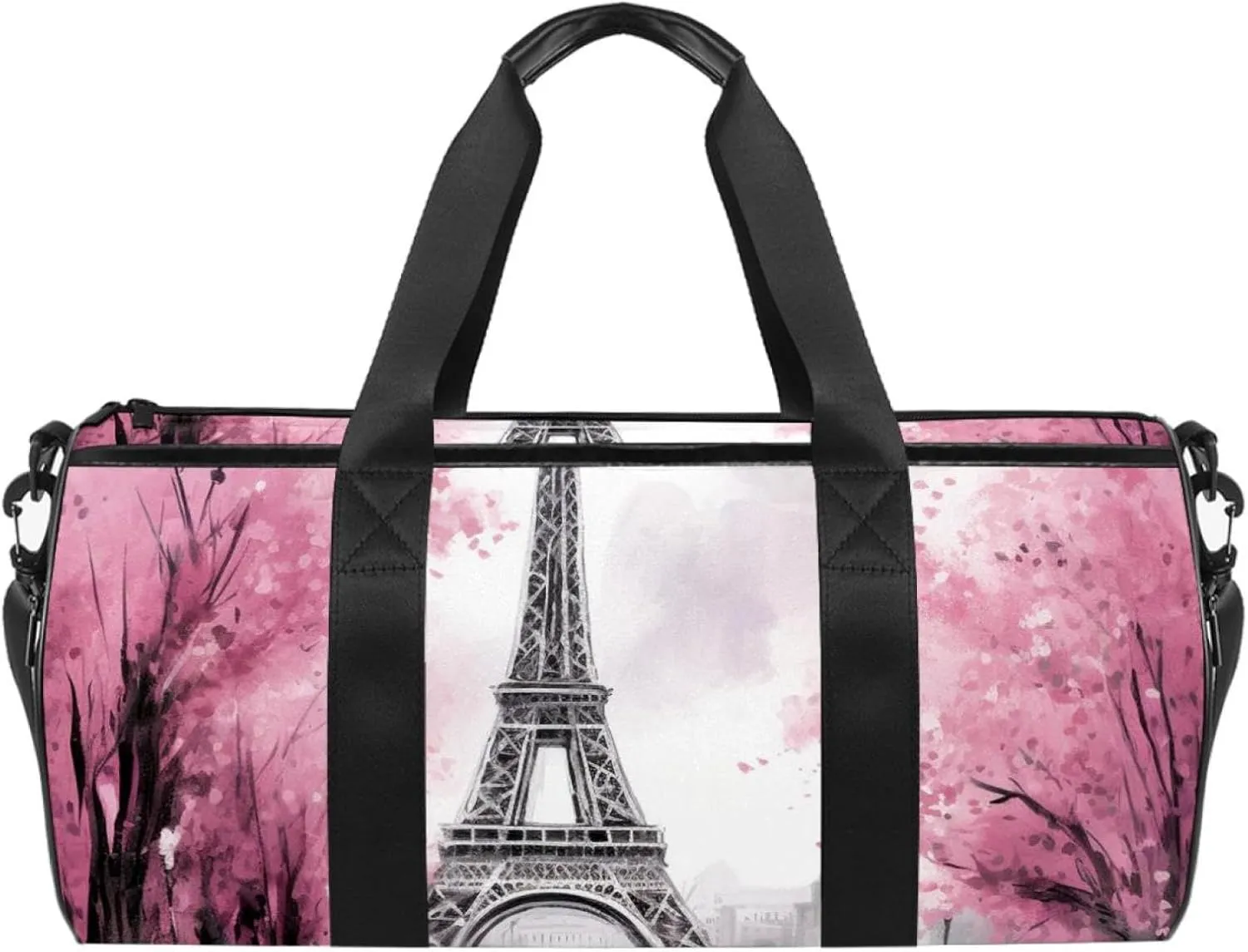 Gym Bags for Women,Duffle Bag for Travel,France Pairs Eiffel Tower Tree,Gym Bag for Men
