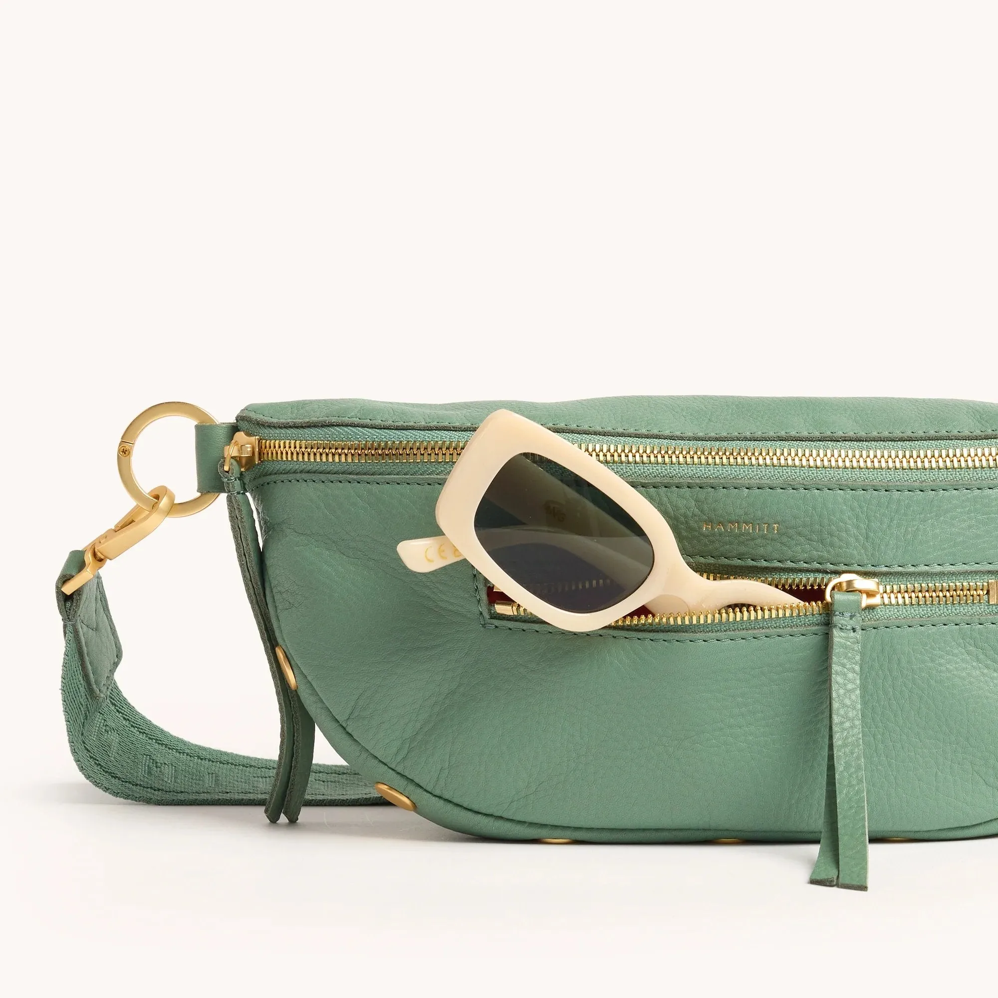 Hammitt Charles Belt Bag - LIMITED EDITION Artichoke/Brushed Gold