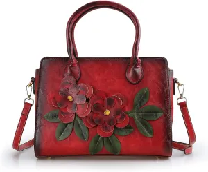 Handbags for Women Leather Shoulder Bag Top Handle Satchel Ladies Crossbody Purse