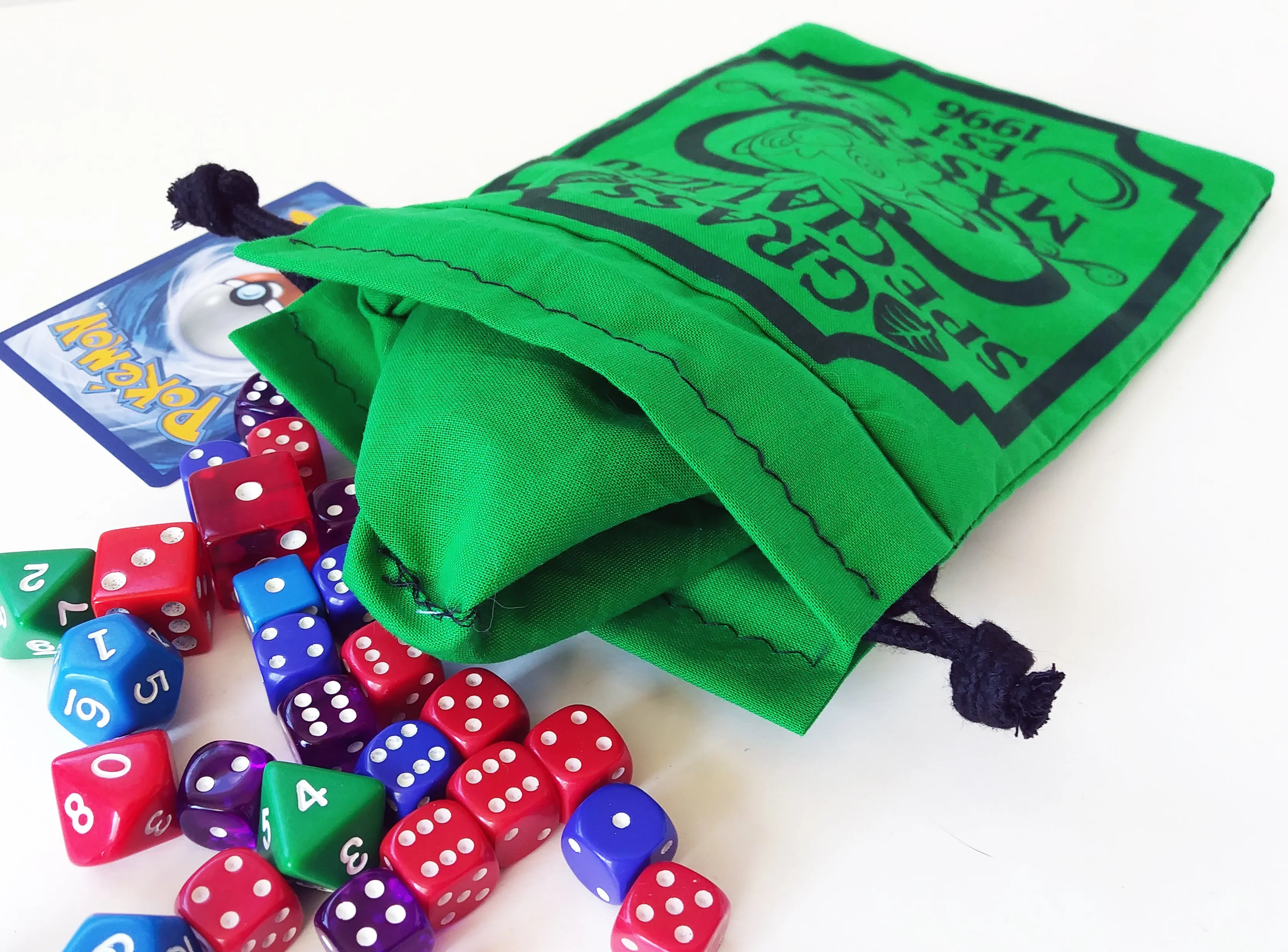 Handmade Drawstring bag - Pokemon Specialized Master - STARTERS