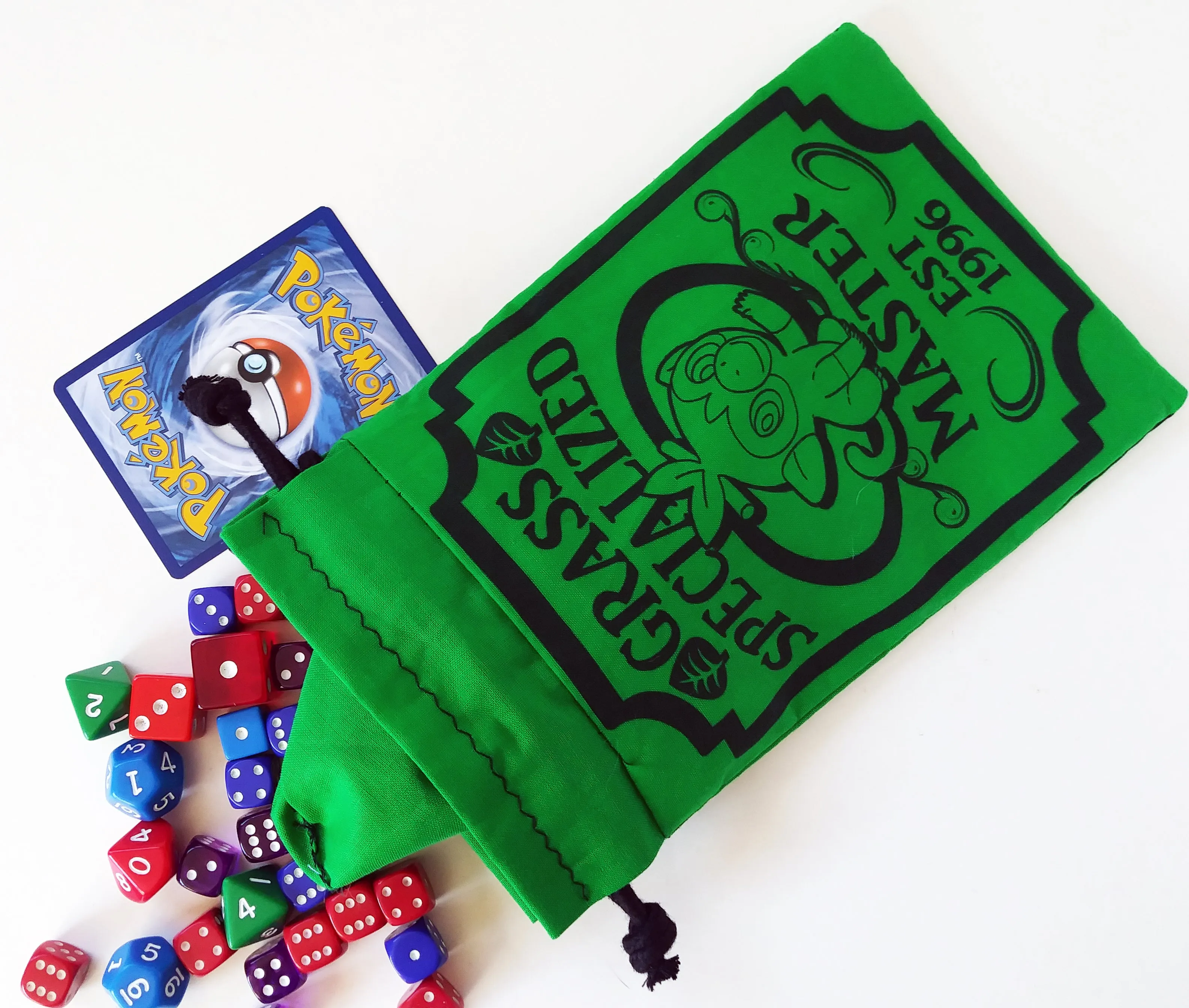 Handmade Drawstring bag - Pokemon Specialized Master - STARTERS