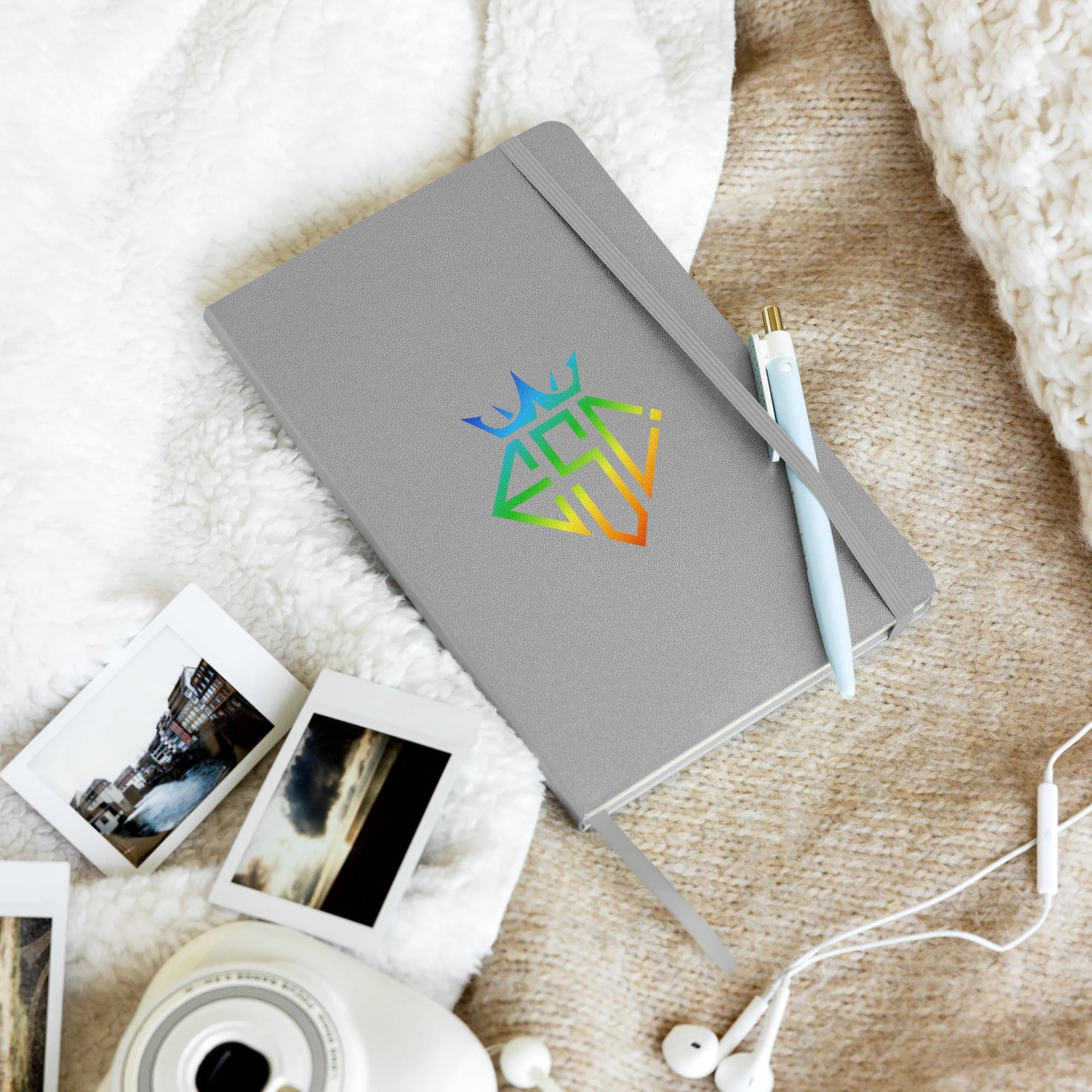 Hardcover bound notebook